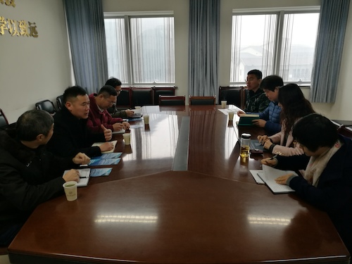 黄山学院来调研