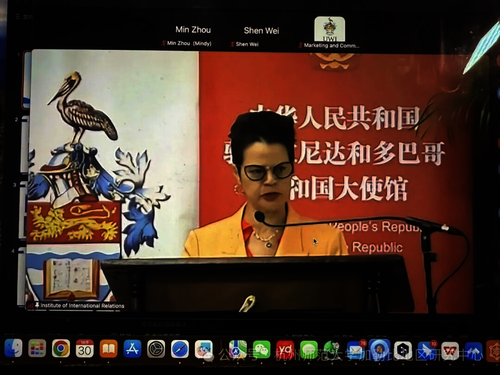 加勒比国家联盟秘书长埃斯皮诺萨在会议上的发言